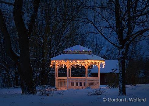 Holiday Gazebo_32437-8.jpg - Photographed at the Heritage House Museum in Smiths Falls, Ontario, Canada.